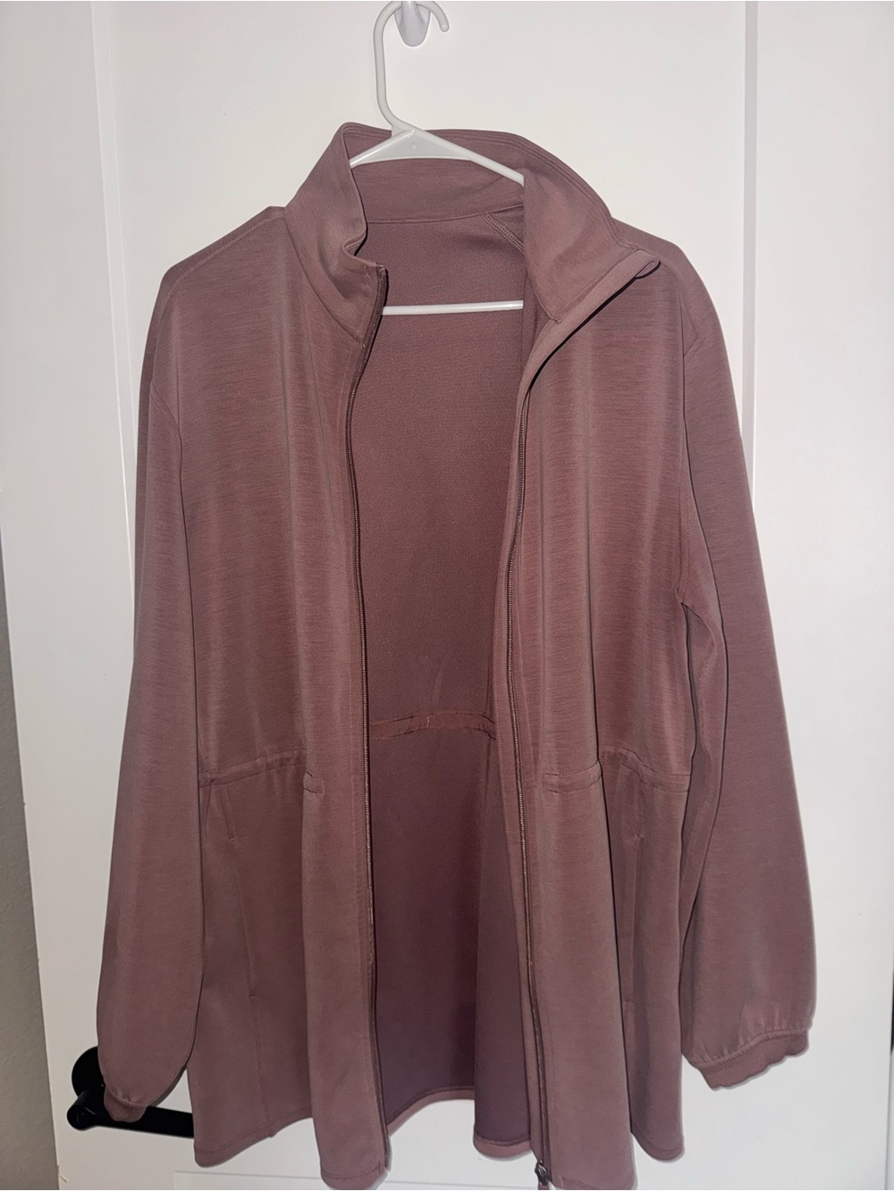 lululemon athletica Mauve Zip-Front Bomber Jacket